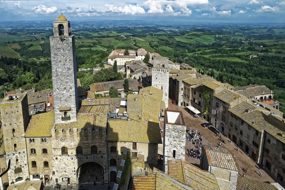 Vedere din turnul Torre Grossa