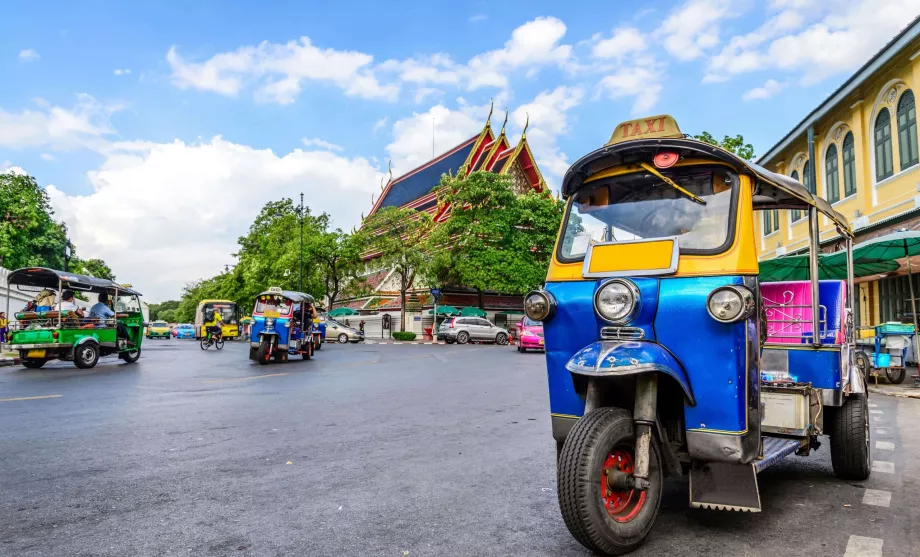 Tuktuk în Bangkok