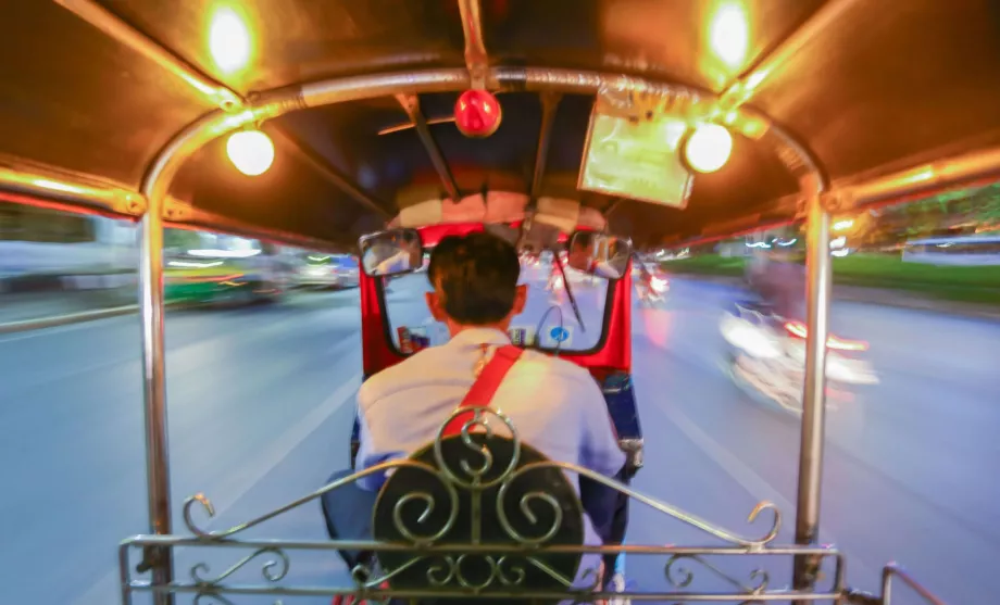 Tuktuk în Thailanda