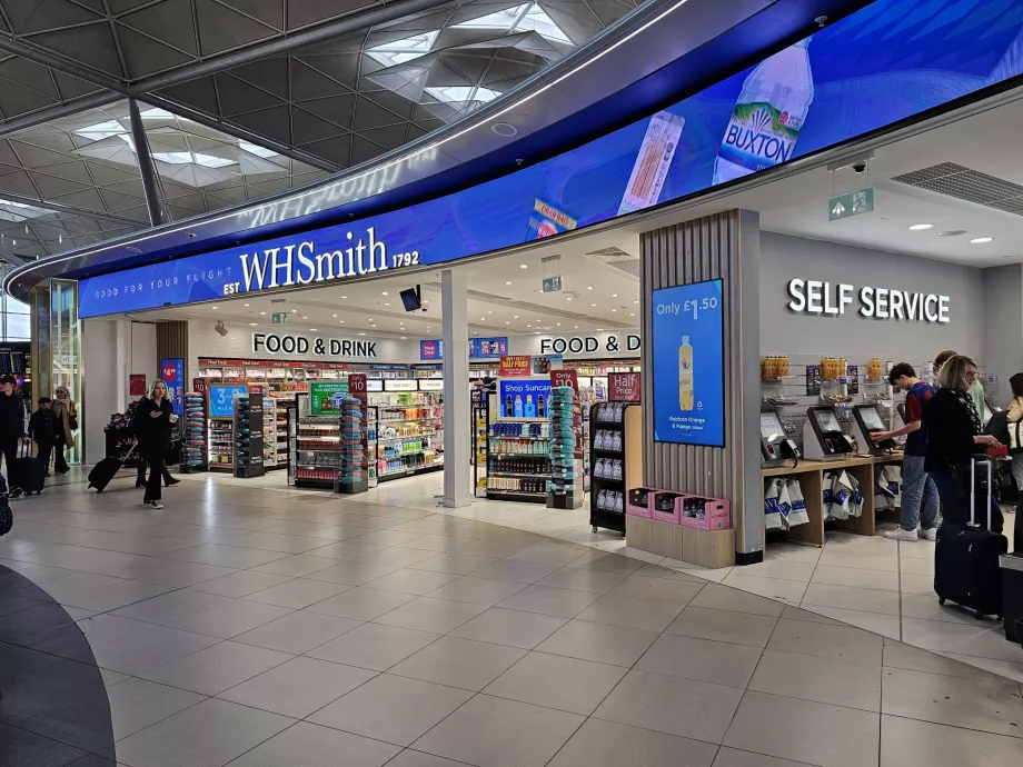 WHSmith, zona de tranzit