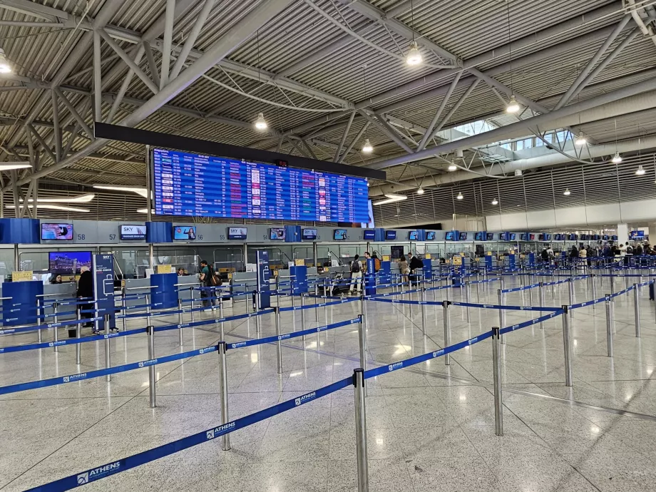 Sala de plecări, Aeroportul Atena