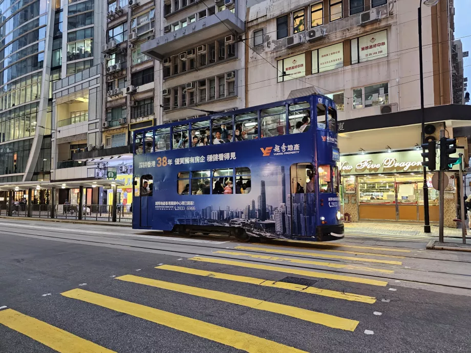 Tramvai în Hong Kong