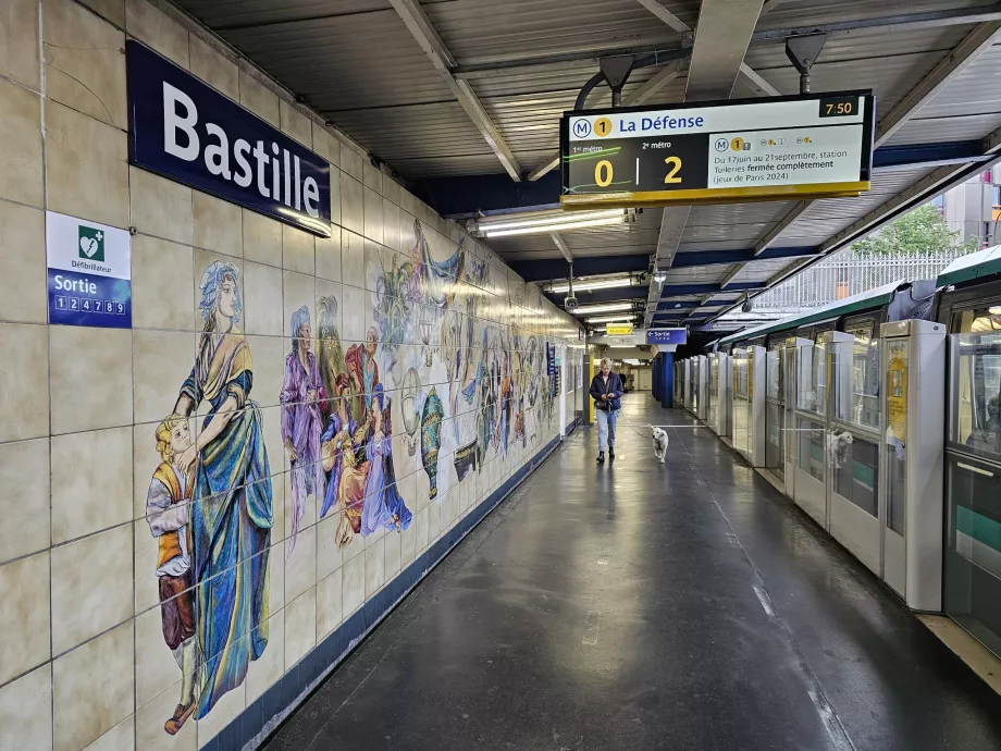 Stația de metrou Bastille