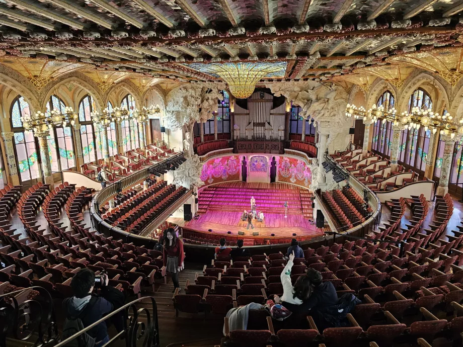 Palau de la Música Catalana, interior