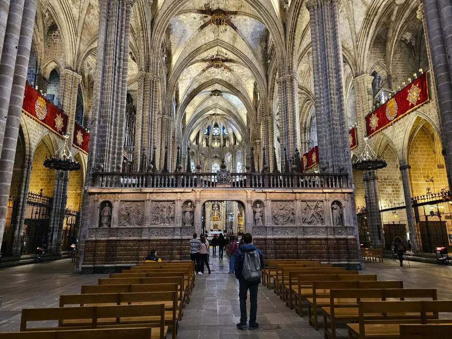 Catedrala din Barcelona, interior