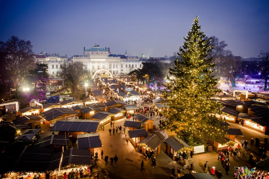 Piața de Crăciun din Viena