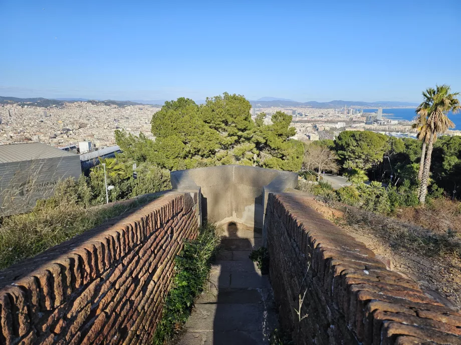 Castell de Montjuic, vizualizare