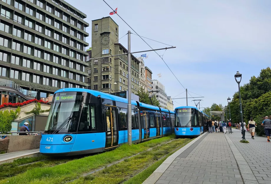 Tramvaie moderne în Oslo