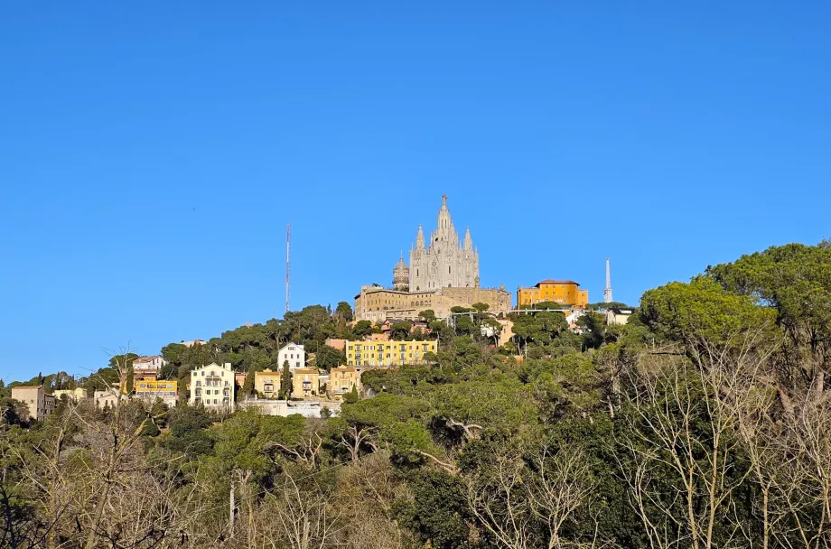 Vedere a bisericii Tibidabo