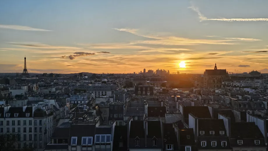 Vedere de la Centrul Pompidou