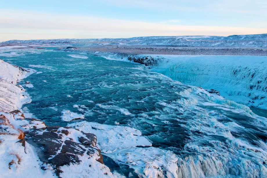 Gullfoss iarna