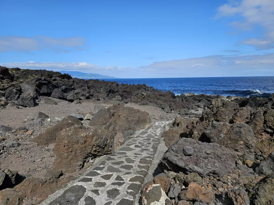 Lajido, drumul spre Piscinas naturales