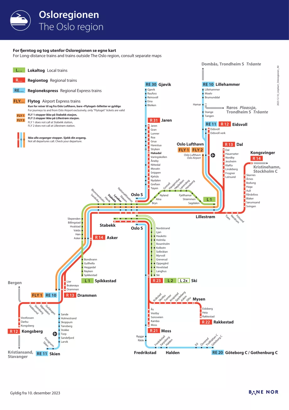 Trenurile din Oslo