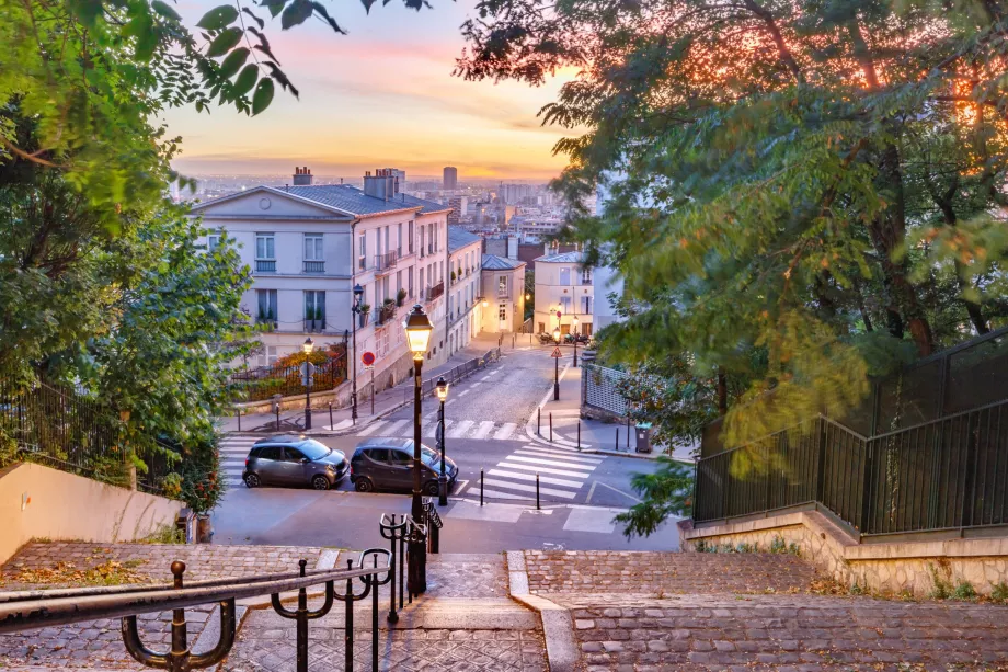 Scări spre Montmartre