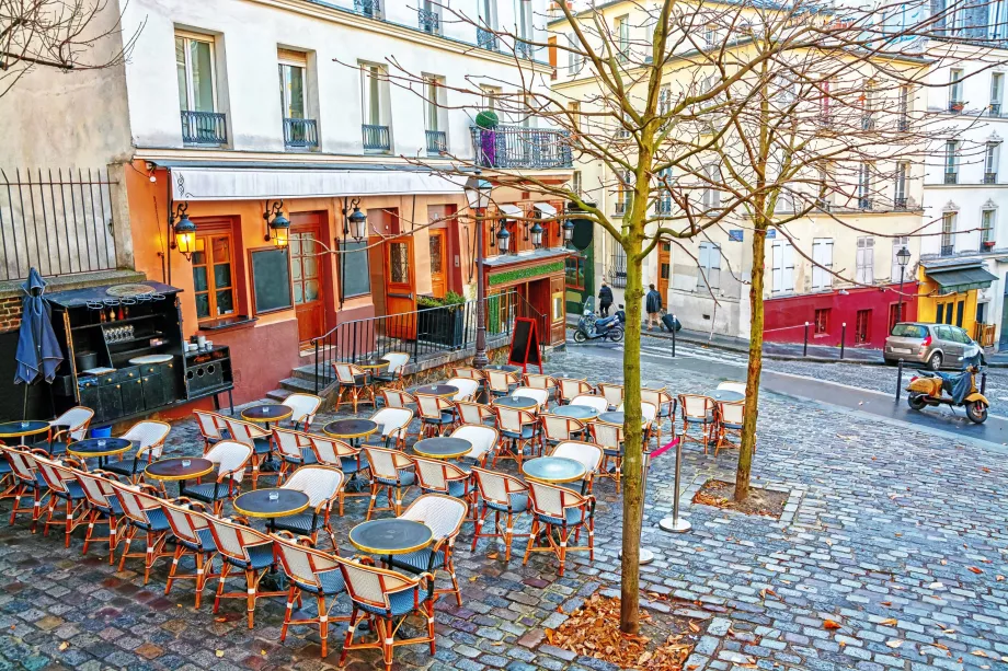 Cafenea în Montmartre