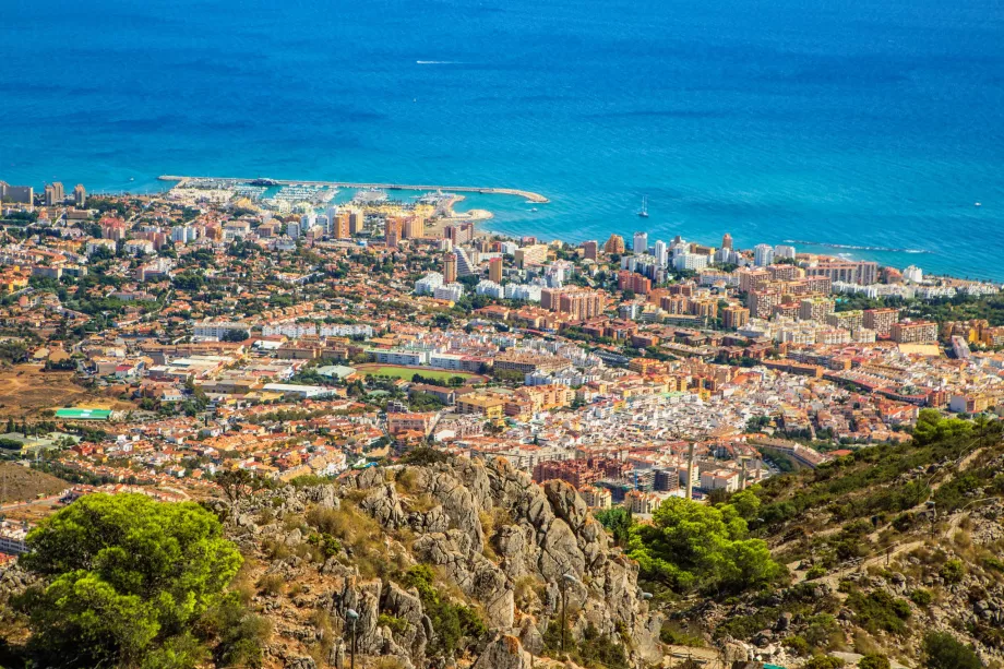 Vedere la Benalmadena din Calmaorro