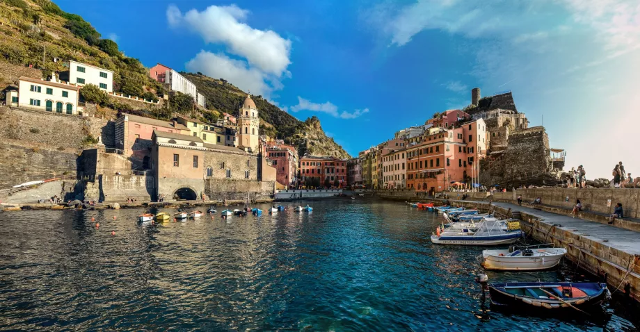 Vernazza din port