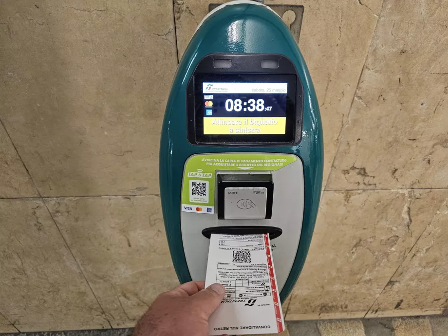 Validator de bilete de tren