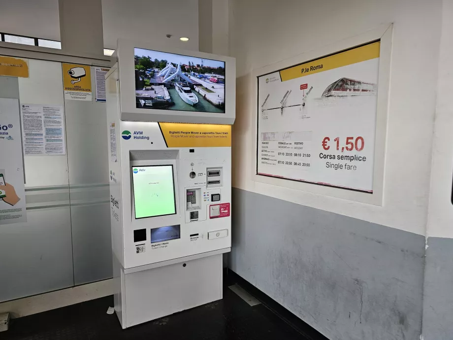 Distribuitor automat de bilete People Mover