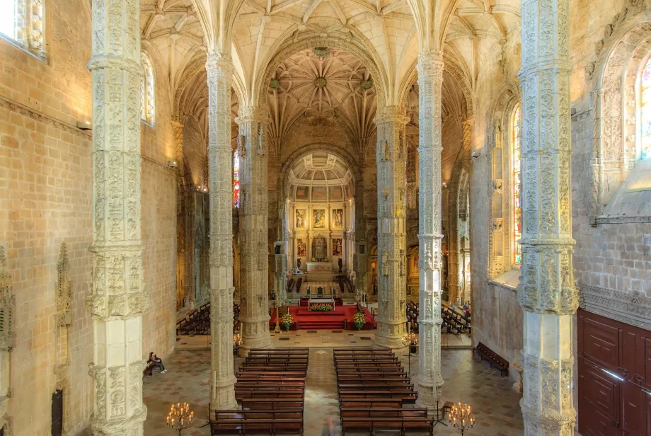 Interiorul Bisericii Santa Maria, Mosteiro dos Jeronimos