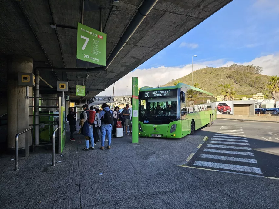 Autobuz 20 către Santa Cruz de Tenerife