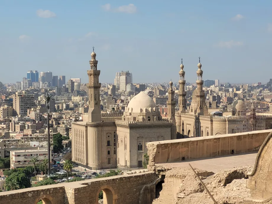 Vedere a orașului islamic Cairo din Cetate