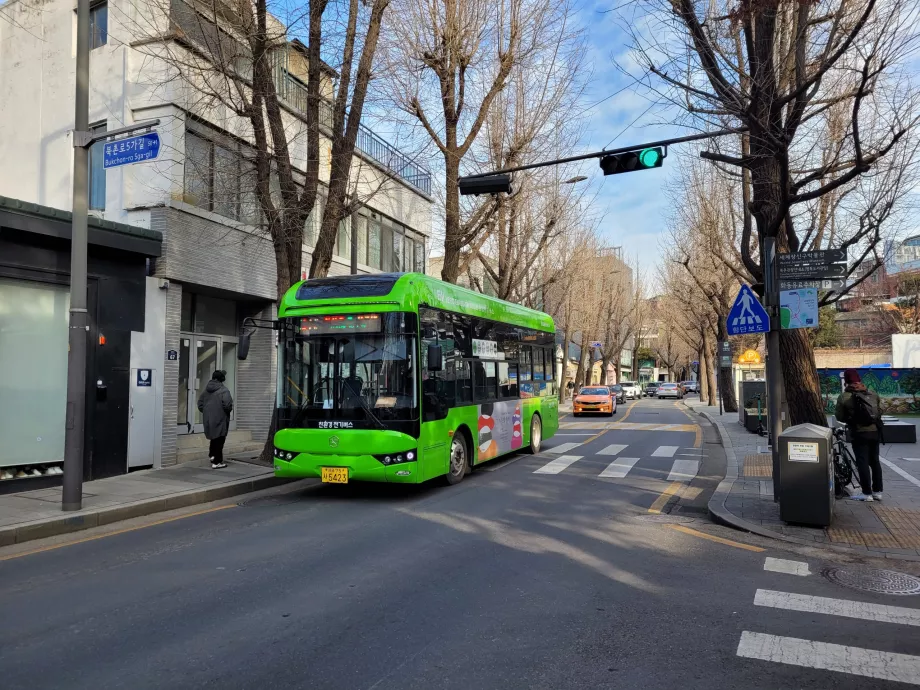 Autobuz verde Seoul