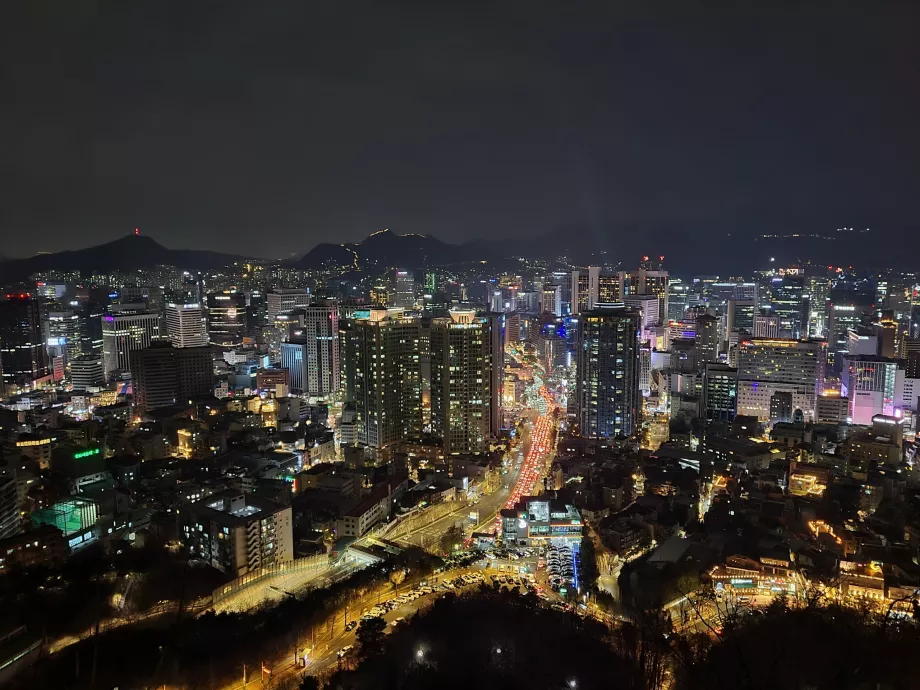 Vedere de pe dealul Namsan