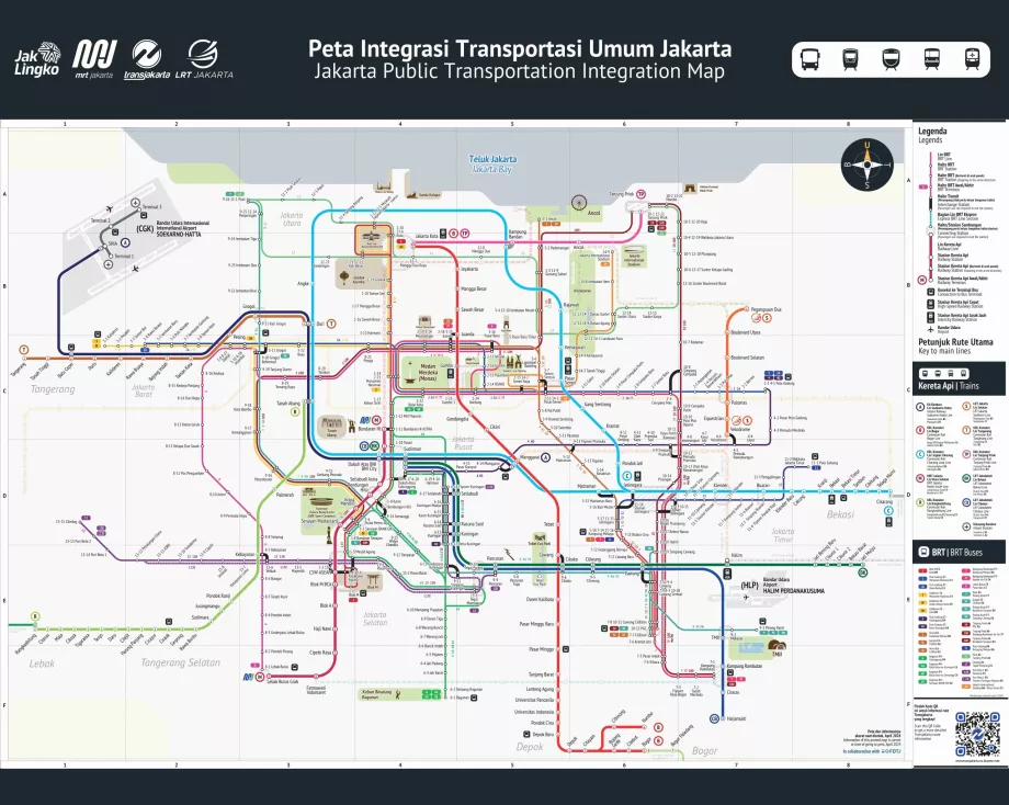 Harta autobuzelor, trenurilor și metroului