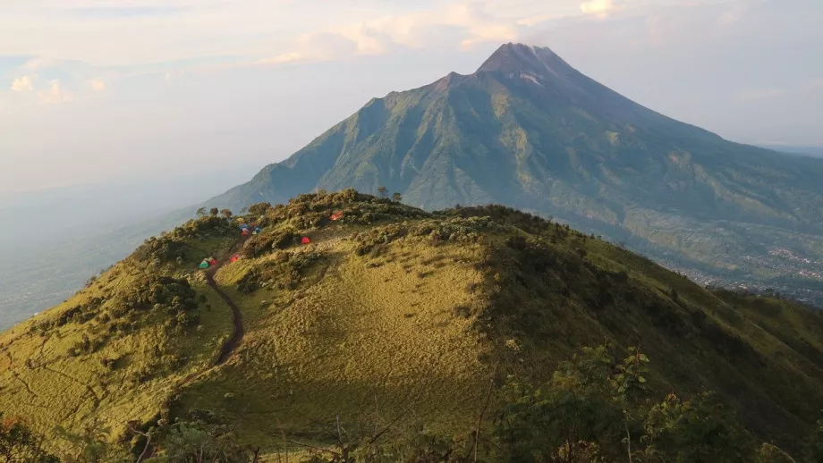 Tabără de corturi, Muntele Merbabu