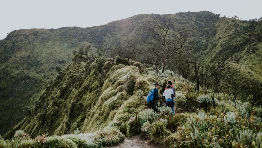 Urcarea pe Muntele Merbabu