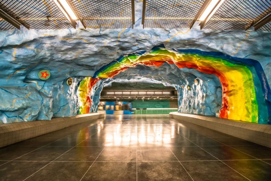 Metroul artistic din Stockholm