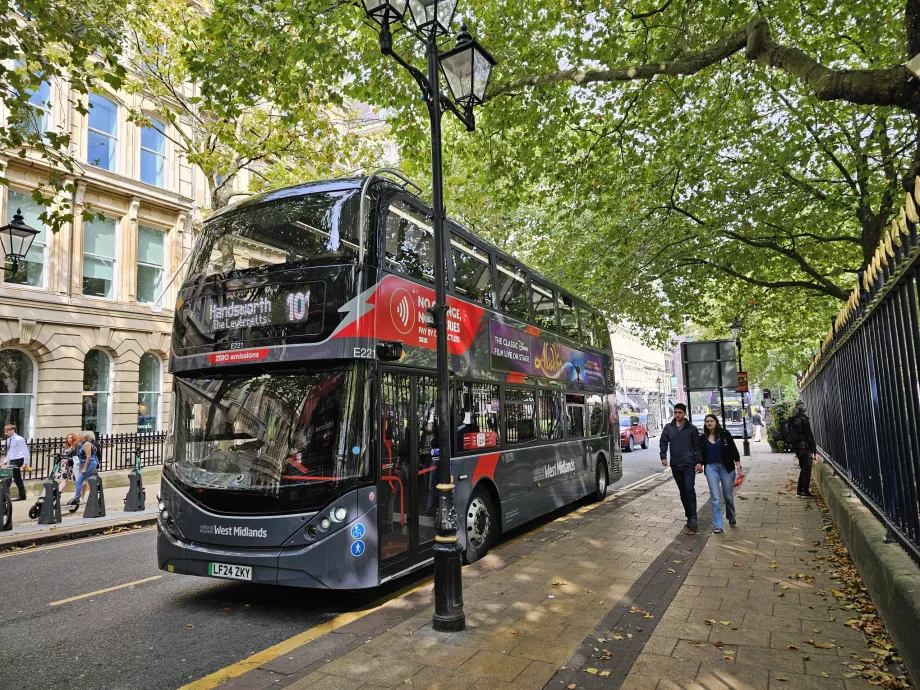 Autobuz în Birmingham