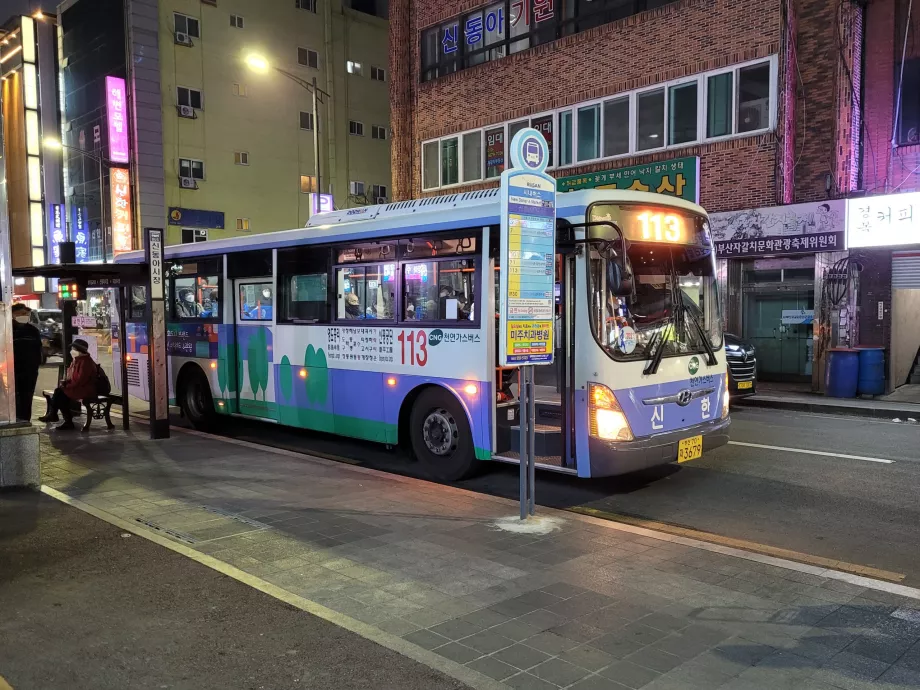 Autobuz în Busan