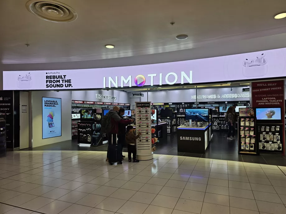 Magazinul Inmotion, zona de tranzit