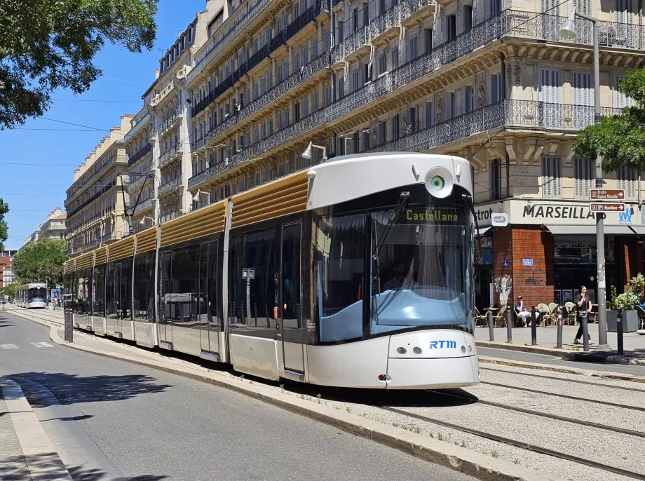 Tramvai în Marsilia