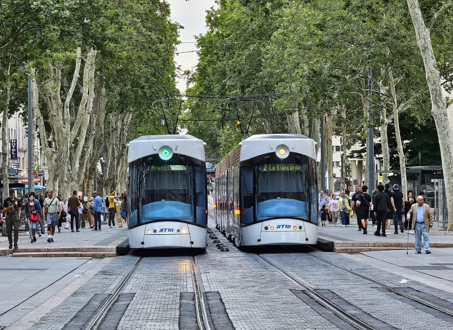 Tramvaie în Marsilia