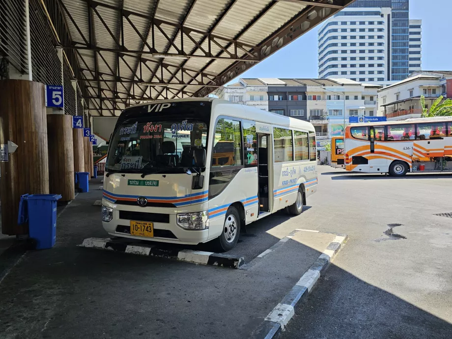 Autobuz spre Krabi de la Autogara 1, Phuket Town