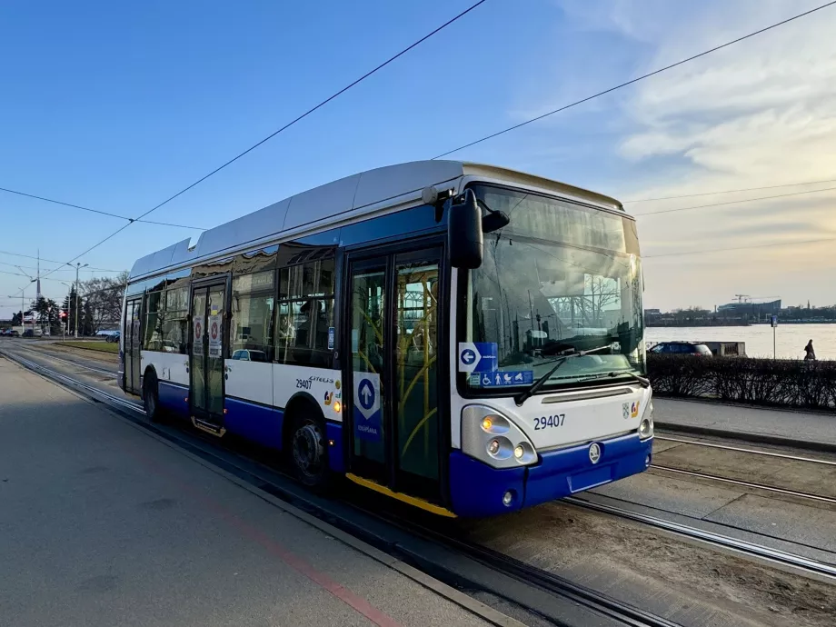 Autobuz în Riga