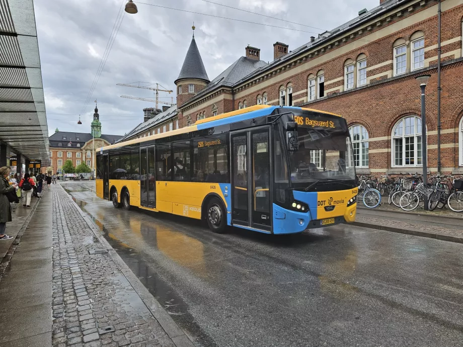 Autobuz de transport public în Copenhaga