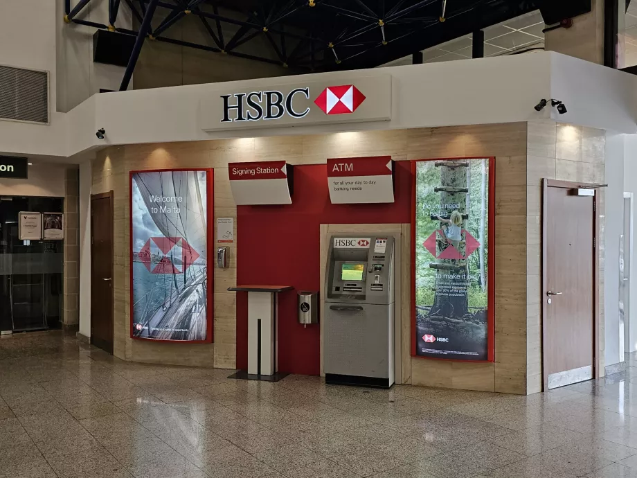 Bancomat HSBC, sala de sosiri