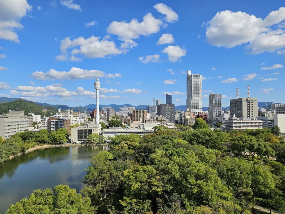 Vedere de la Castelul Hiroshima