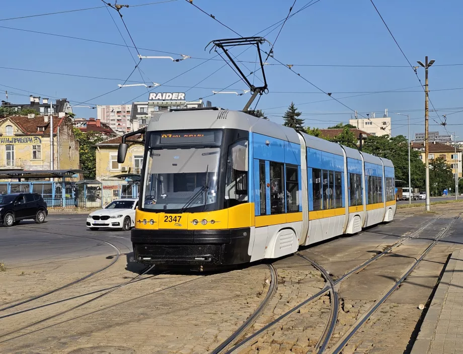 Tramvai modern în Sofia