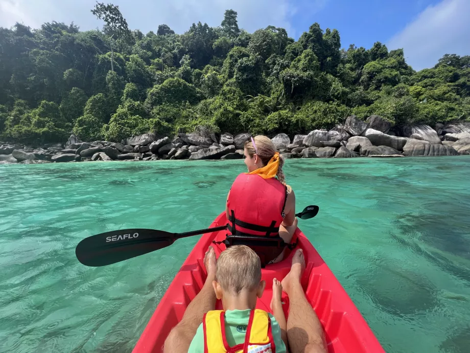 Caiac pe Tioman