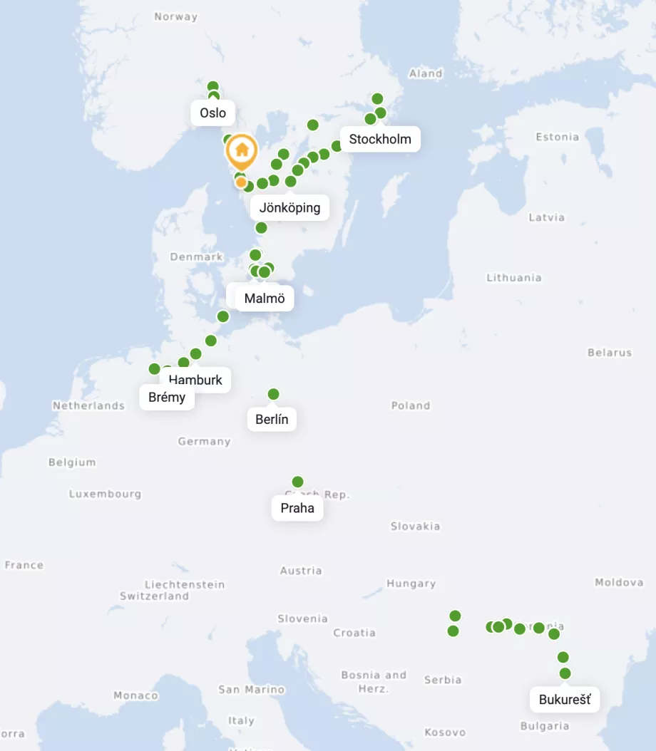 Autobuze Flixbus către Göteborg